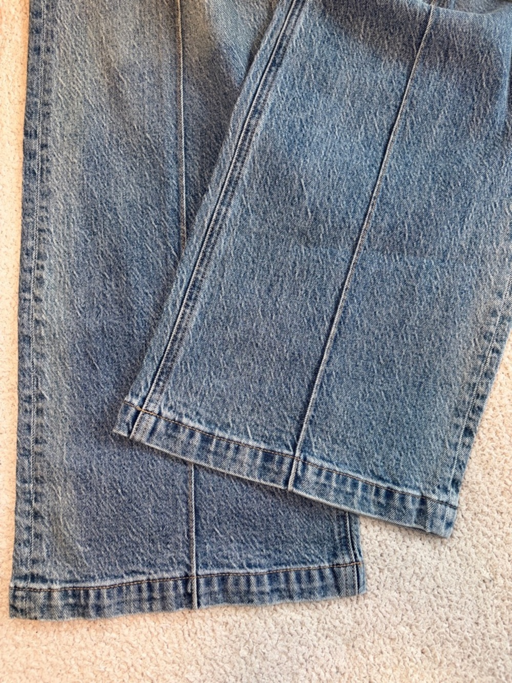 NWT Pistola Lana Pintuck High Rise, Ultra Wide Leg Jean in Cannes - Picture 4 of 7